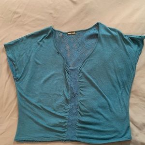 Blue Flowy top